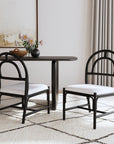 Arched Rattan Dining Chair, Set of 2