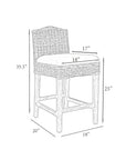 Duvall Rattan Stool