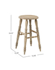 Leona Solid Wood Stool