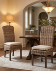 Summitt Handwoven Kubu Rattan Dining Chair, Set of 2