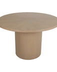 Bianca 48" Round Mango Wood Dining Table Solid Wood dining tables