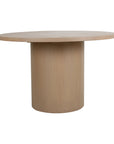 Bianca 48" Round Mango Wood Dining Table