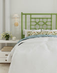 Annalisa Rattan Lattice Back Headboard
