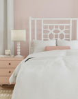 Annalisa Rattan Lattice Back Headboard