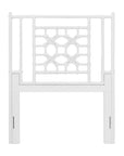 Full/Queen Annalisa Rattan Lattice Headboard Solid Wood headboard