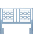 King Annalisa Rattan Lattice Headboard Solid Wood headboard