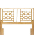 Annalisa Handwoven Rattan Lattice Headboard