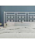 Annalisa Rattan Lattice Back Headboard