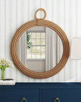 Aspen Round Jute Rope Mirror