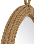 Aspen Round Jute Rope Mirror