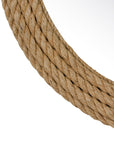 Aspen Round Jute Rope Mirror