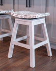 Lawson Wood & Coconut Counter Stool
