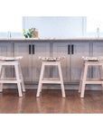 Lawson Wood & Coconut Counter Stool