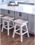 Lawson Wood & Coconut Counter Stool