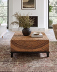 Naomi Square Handwoven Abaca Coffee Table