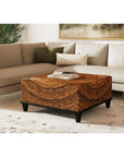 Naomi Square Woven Abaca Coffee Table