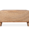 Naomi Square Woven Abaca Coffee Table