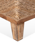 Naomi Square Woven Abaca Coffee Table