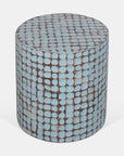 Mila 16" Coconut Shell Round Accent Table