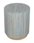 Monroe Round Teak Wood End Table