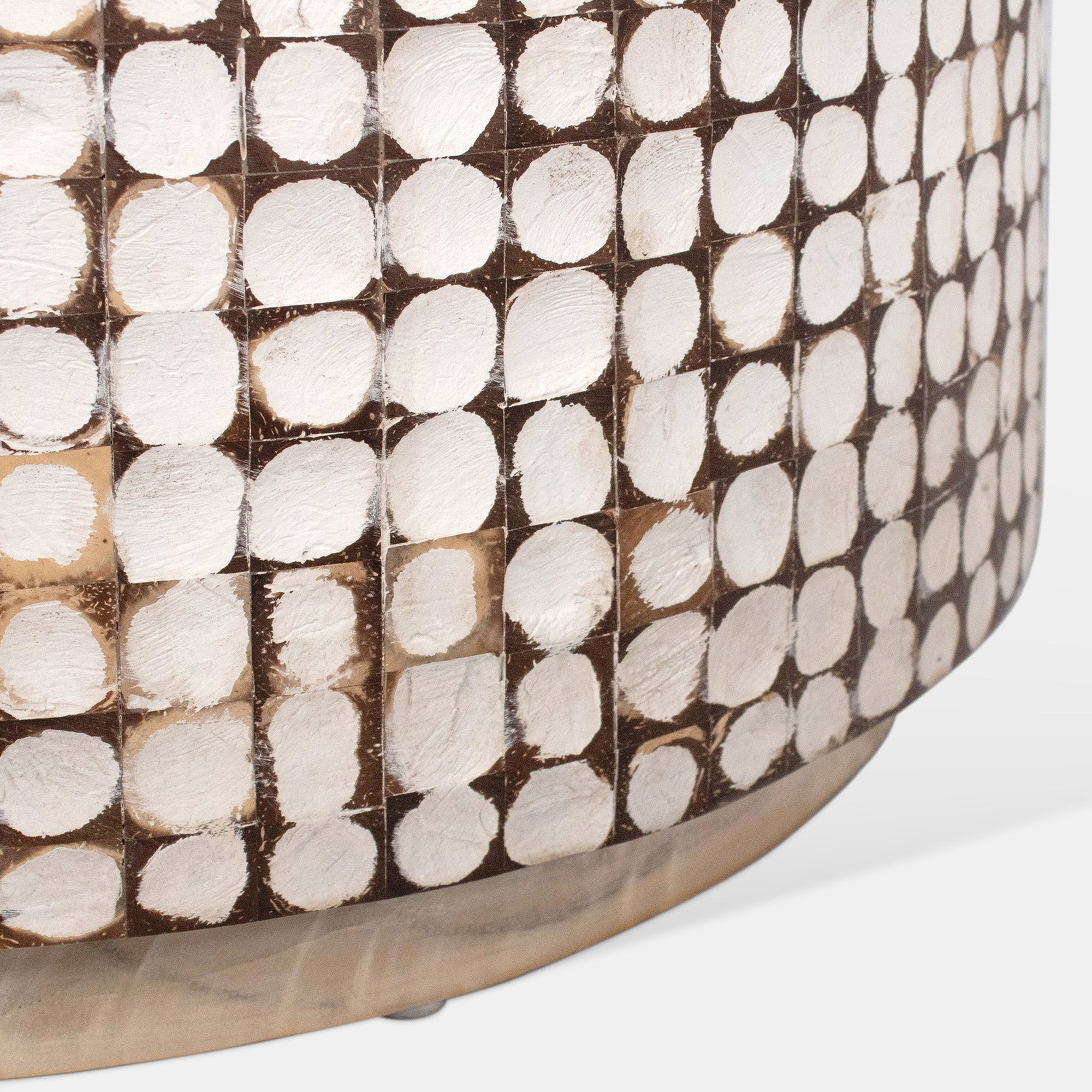 Mila Round Coconut Coffee Table