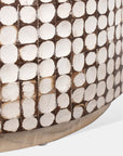 Mila Round Coconut Coffee Table