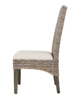 Duvall Rattan Dining Chairs, Set of 2