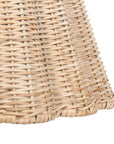 Indigo Road by Egypt Sherrod x East at Main Rattan Scalloped Pendant