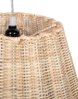 Indigo Road by Egypt Sherrod x East at Main Rattan Scalloped Pendant