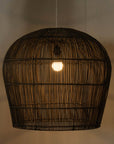 Rattan Tulip Handwoven 24" Pendant
