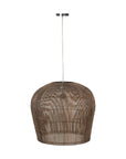 Rattan Tulip Handwoven 24" Pendant