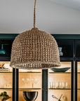 Indigo Road by Egypt Sherrod x East at Main Woven Manila Rope Dome Pendant