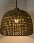 Indigo Road by Egypt Sherrod x East at Main Woven Manila Rope Dome Pendant