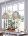 Adalina Woven Rattan Pendant