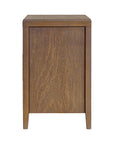 Haven 3 Drawer Nightstand Bayur wood, alternate view