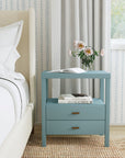 Wind Wood 2 Drawer Nightstand