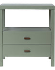 Wind Wood 2 Drawer Nightstand
