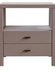 Wind Wood 2 Drawer Nightstand