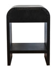 Arlo Bayur Wood 1-Drawer 18" Curved Edge Nightstand
