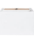 Rowan Cane Door Nightstand with Shelf Solid Wood nightstand