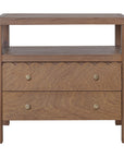 Morrowind Scallop Nightstand Solid Wood nightstand