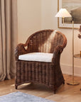 Valencia Natural Handwoven Rattan Dining Chair