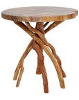 Roell Organic Teak Branch Accent Side Table