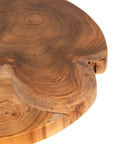 Roell Organic Teak Branch Accent Side Table