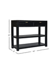 Jade 2 Drawer Solid Wood Console Table Solid Wood console table