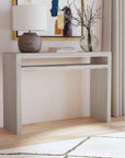 Karson Solid Wood Console Table with Shelf