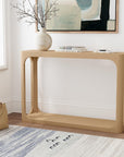 Addison Mango Wood 47" Storage Console Table Solid Wood console table
