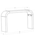 Indigo Road by Egypt Sherrod x East at Main Luna Arch Console Table