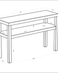 Indigo Road by Egypt Sherrod x East at Main Gia Raffia Console Table
