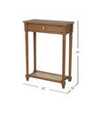 Lila Fluted Leg Console Table